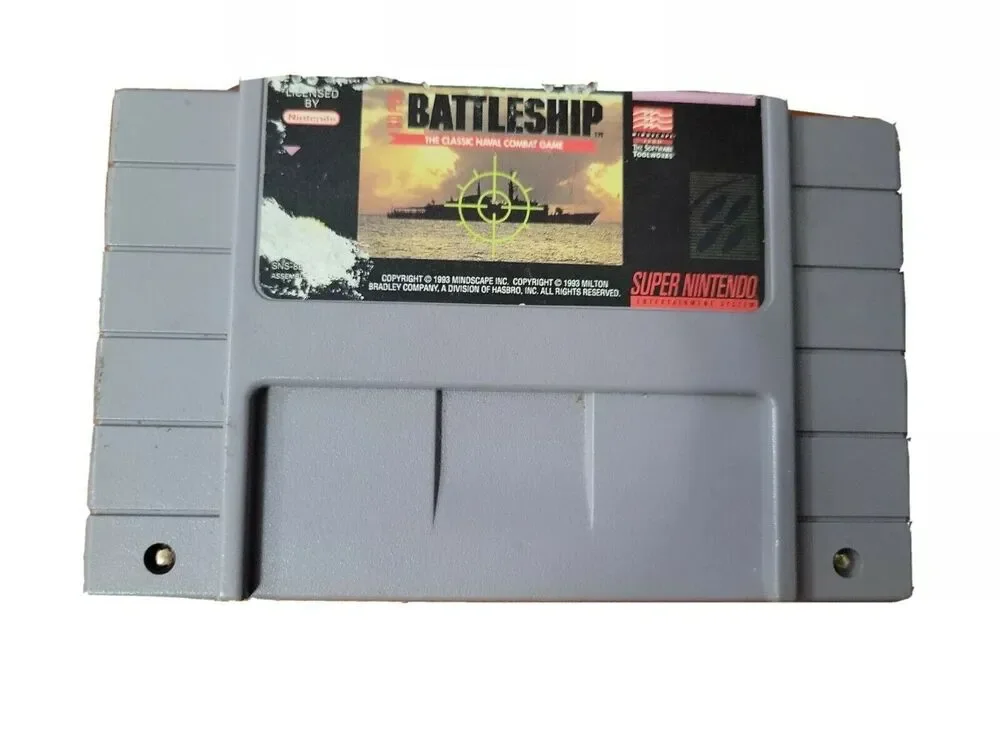 Super Battleship UNTESTED Cartridge (Super Nintendo Entertainment System, 1993)